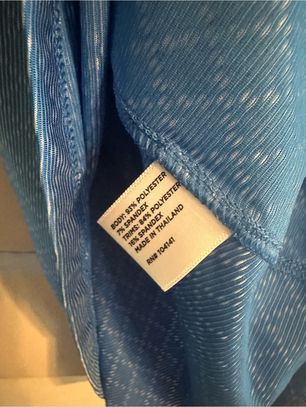 Lady Hagen Sleeveless Polo Top in Light Blue - Picture 6 of 6